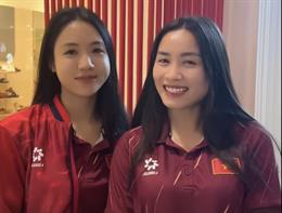 Dàn sao tuyển nữ Việt Nam tiếp lửa thi đấu cho thầy trò HLV Kim Sang Sik